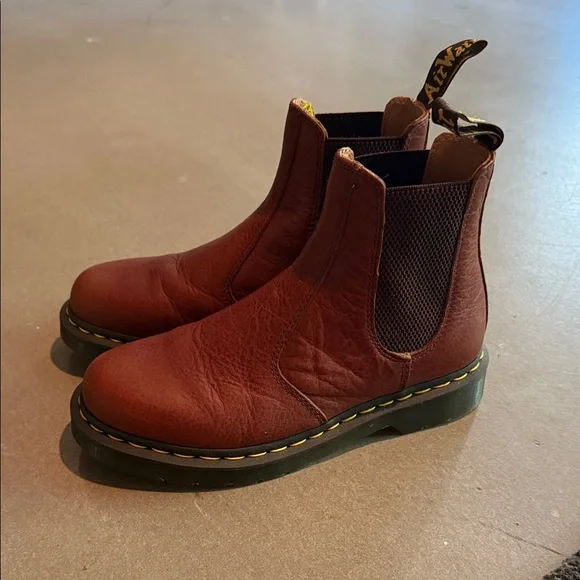 Dr. Martens Chestnut Leather Chelsea Boots - Picture 3 of 5